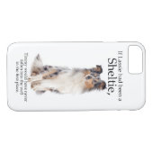 Timmy's Blue Merle Sheltie iPhone Fall Case-Mate iPhone Hülle (Rückseite (Horizontal))