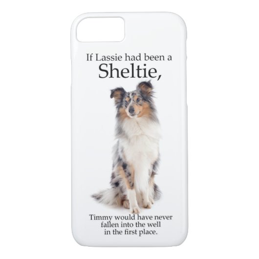 Timmy's Blue Merle Sheltie iPhone Fall Case-Mate iPhone Hülle (Rückseite)