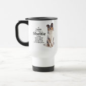 Timmy's Blue Merle Sheltie Travel Mug Reisebecher (Links)