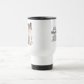 Timmy's Blue Merle Sheltie Travel Mug Reisebecher (Mittel)