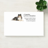 Timmy's dreiseitige Sheltie große Post-It-Notes Post-it Klebezettel (Büro)