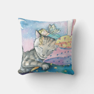 Timmy's Fairy Tabby Katzen-Kinderkissen Kissen