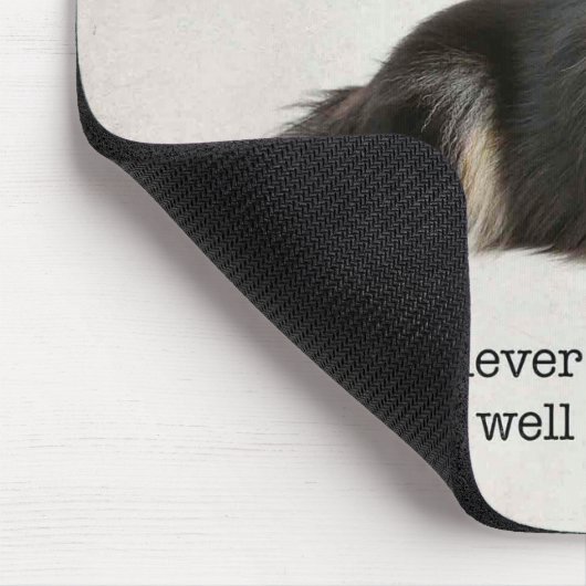 Timmys Tri Farbe Sheltie Mousepad (Ecke)