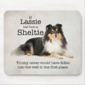 Timmys Tri Farbe Sheltie Mousepad (Vorne)