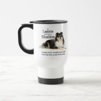Timmys Tri FarbeSheltie Reise-Tasse