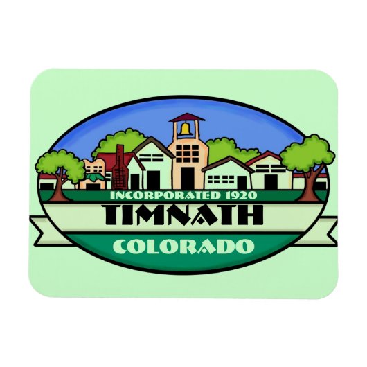 Timnath Colorado Souvenir-Magnet Magnet (Horizontal)
