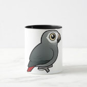 Timneh afrikanisches Grau-Papagei Tasse (Zentrum)