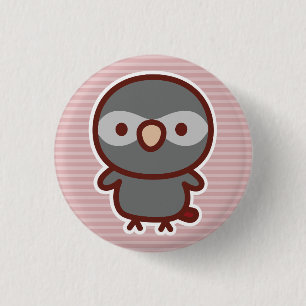 Timneh-Graupapagei Button