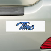 Timo Name blue Aufkleber Sticker Autoaufkleber (Auf Auto)