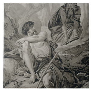 Timon und Apemantus, von Timon von Athen durch Fliese