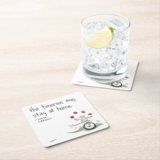 Timor-Untersetzer 1 Rechteckiger Pappuntersetzer (Vor Ort)