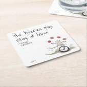 Timor-Untersetzer 1 Rechteckiger Pappuntersetzer (angewinkelt)