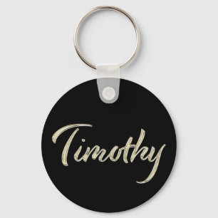 Timothegold Button-Schlüsselger Schlüsselanhänger
