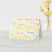 Timothy Karte (Gelbe Blume)