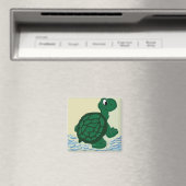 Timothy the Turtle Magnet (In Situ (Geschirrspüler))