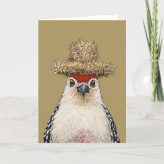 Timothy the Woodpecker card Karte