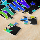 "TIMOTHY" Vorname, Spaß "GLÜCKLICHER GEBURTSTAG" Puzzle (Seite)