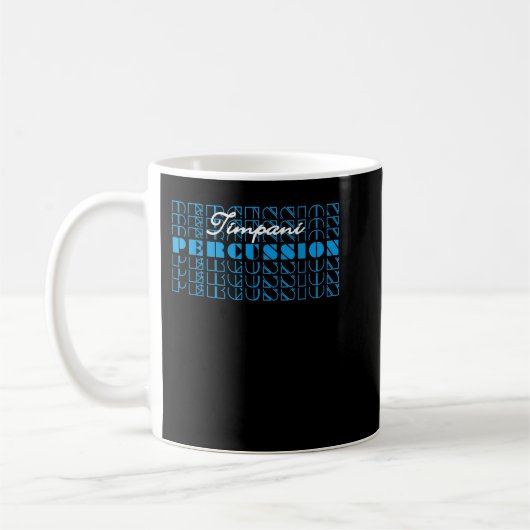Timpani Drum Perkussionist Marching Band Drums Kaffeetasse (Links)