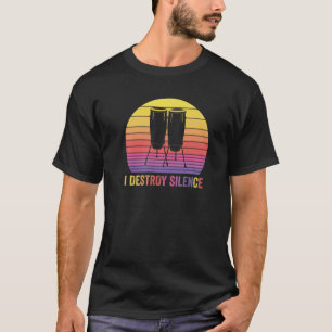 Timpani Retro Vintage I ZERSTÖRE STILLE Lustiger T T-Shirt