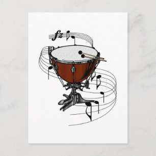 Timpani (Wassertrommel) Postkarte