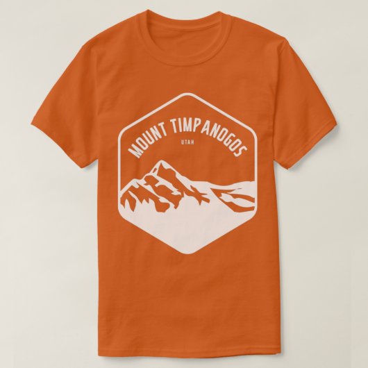 Timpanogos Utah Mountaineer T-Shirt (Design vorne)