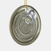 Tin Can Lid Keramik Ornament (Rechts)