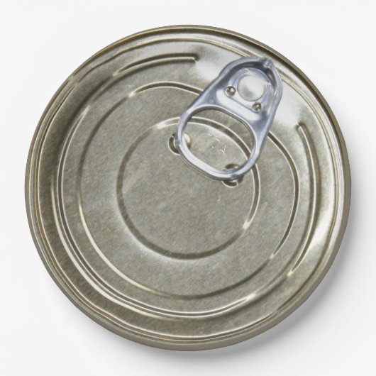 Tin Can Lid Pappteller (Vorderseite)