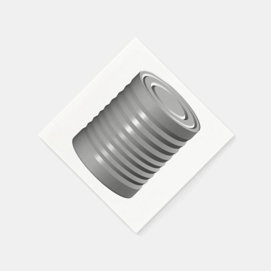 Tin Can Paper Napkins Serviette (Ecke)