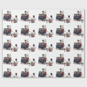 Tin Choir Traditionelle Figuren Geschenkpapier (Flach)