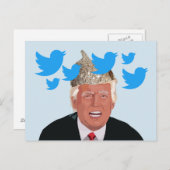 Tin Foil Trump Postcard Postkarte (Vorne/Hinten)