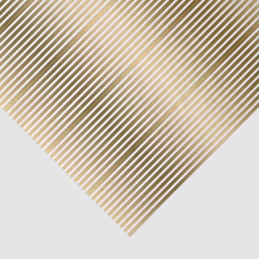 Tin Gold Streifen Custom White Background Seidenpapier (Ausschnitt)