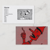 Tin Man Business Card Visitenkarte (Vorne/Hinten)