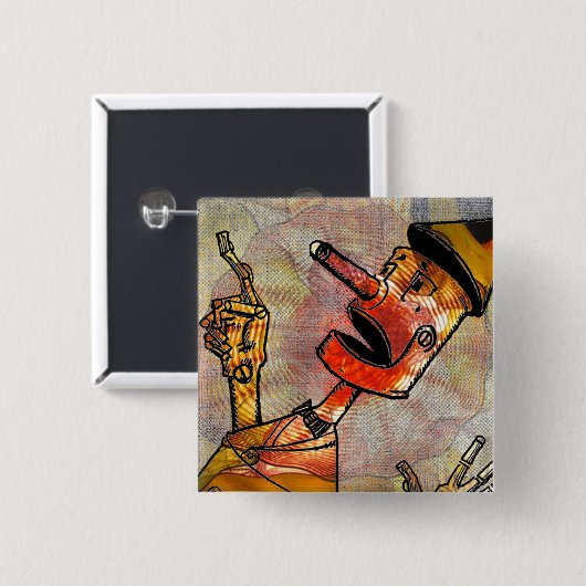 Tin Man Button (Vorne & Hinten)