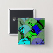 Tin Man Button (Vorne & Hinten)