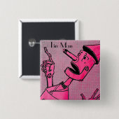 Tin Man Button (Vorne & Hinten)