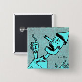 Tin Man Button (Vorne & Hinten)