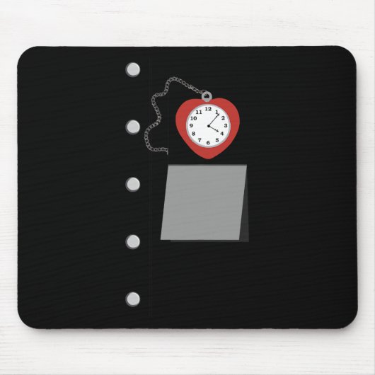 Tin Man Costume Halloween Zauberkünstler Oz Tinman Mousepad (Vorne)