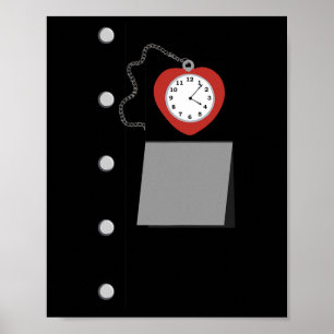 Tin Man Costume Halloween Zauberkünstler Oz Tinman Poster