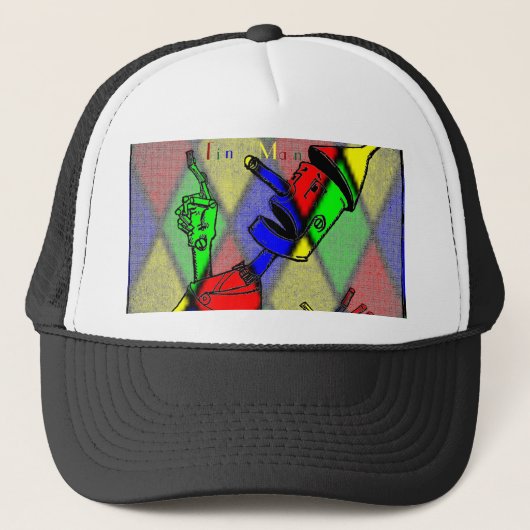 Tin Man Hat Truckerkappe (Vorderseite)