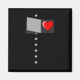 Tin Man Heart Halloween Zauberer Oz Tin Man Costu Magnet