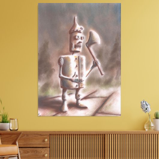 Tin Man Leinwanddruck (Insitu (Wohnzimmer))