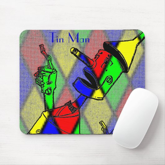Tin Man Mouse Pad Mousepad (Mit Mouse)