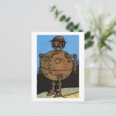 Tin Man Postkarte (Stehend Vorderseite)