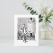 Tin Man Postkarte (Stehend Vorderseite)