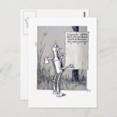 Tin Man Postkarte (Vorne/Hinten)