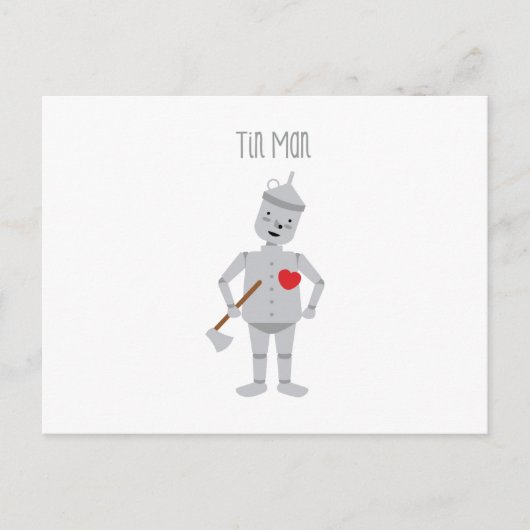 Tin Man Postkarte (Vorderseite)