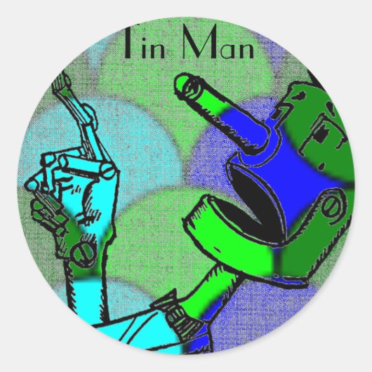 Tin Man Sticker (Vorderseite)