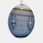 Tin Man & Tin Woman Keramik Ornament (Rechts)