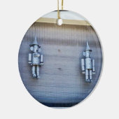 Tin Man & Tin Woman Keramik Ornament (Links)