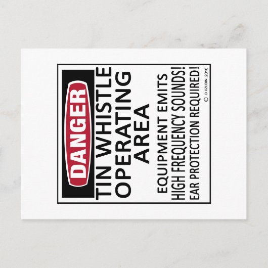 Tin-Pfeife Postkarte (Vorderseite)